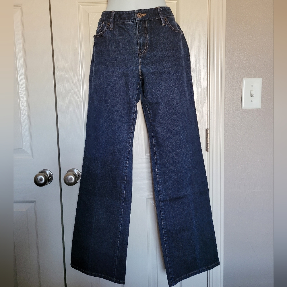 Loft Curvy Boot Jeans - Sz 10, Blue, EUC